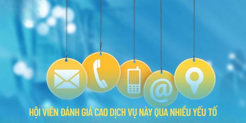 Hội viên đánh giá cao dịch vụ này qua nhiều yếu tố
